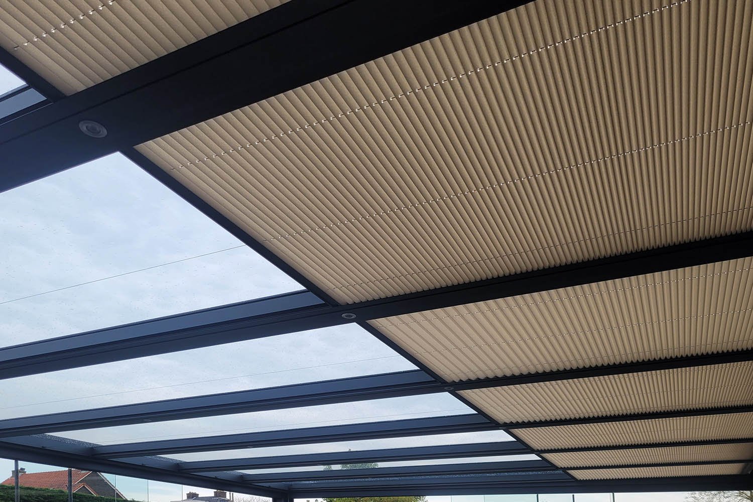Pleated blinds