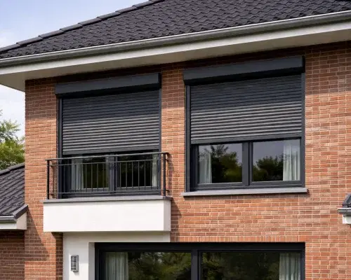 Roller shutters for balconies